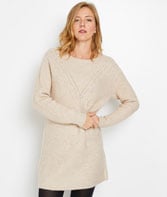 Robe pull en maille