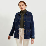 Veste saharienne denim