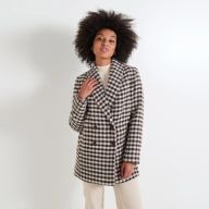 Manteau à carreaux