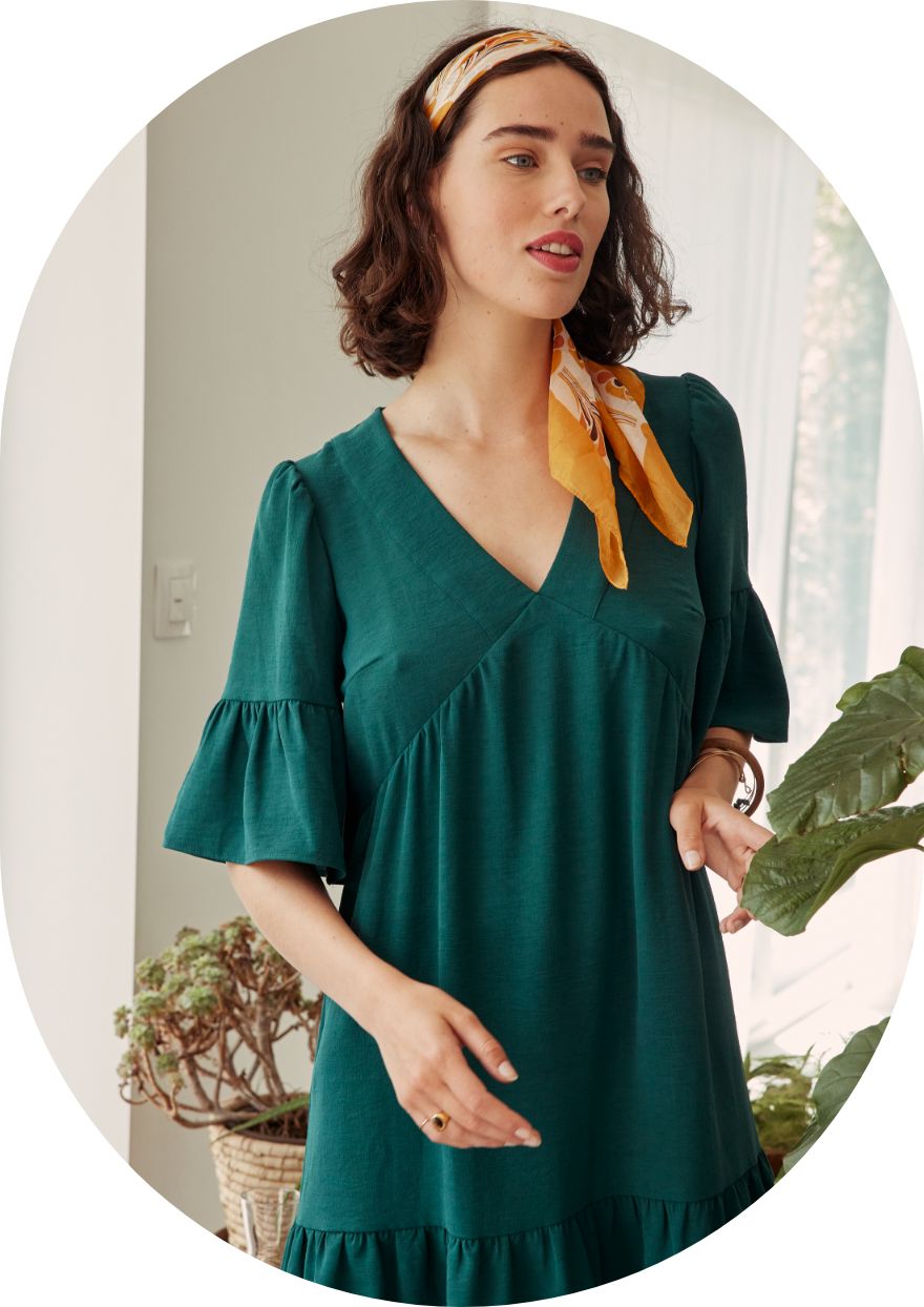 Robe évasée