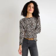 Pull imprimé léopard