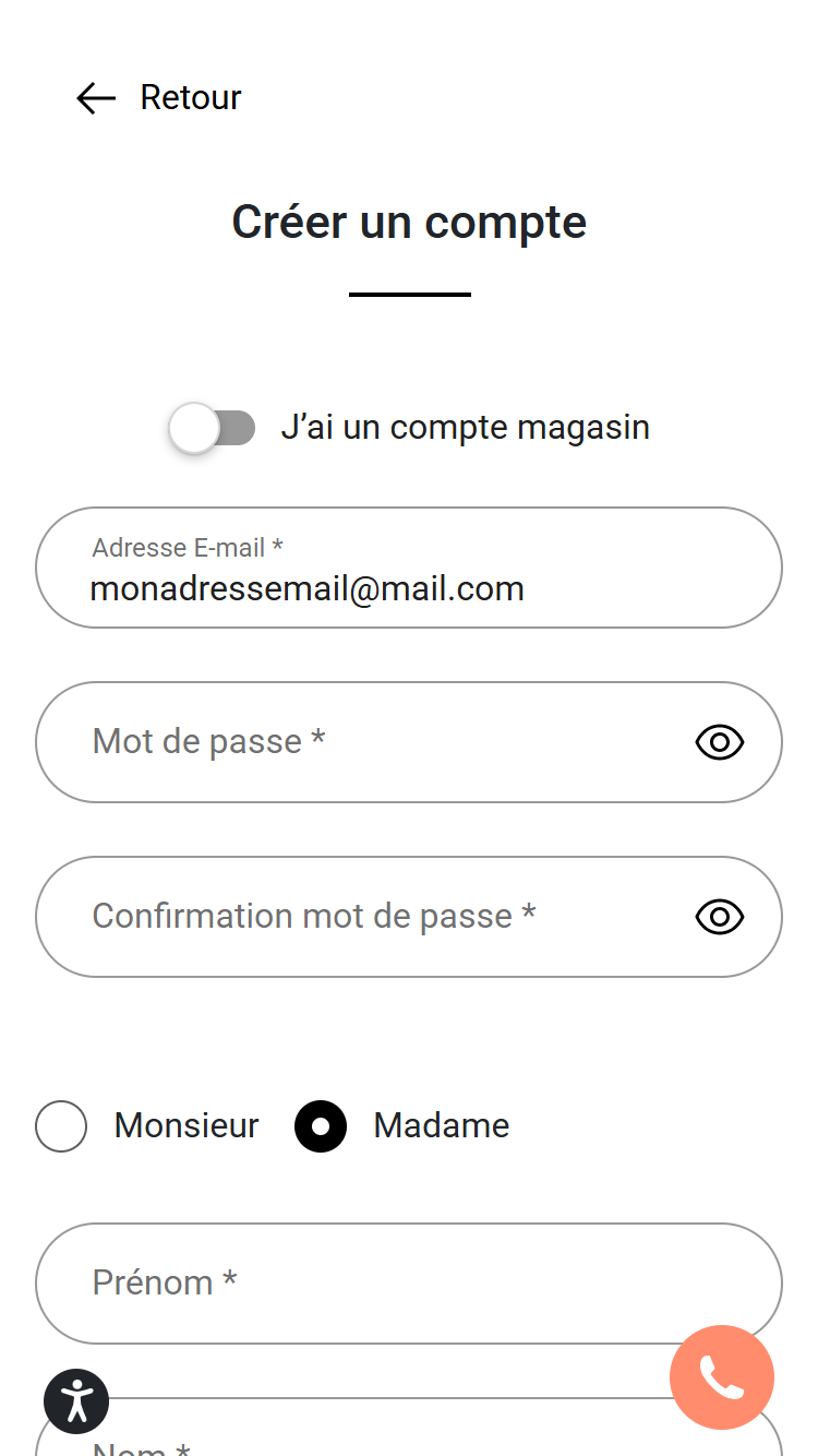 Créer son compte