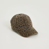 Casquette imprimé léopard