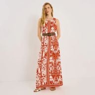 Robe longue habillée sans manches