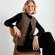 Veste imprimé léopard
