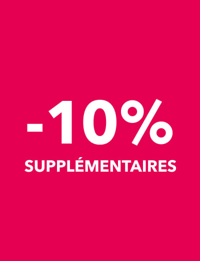 -10% supplémentaires