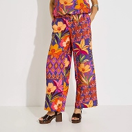 Pantalon fluide imprimé