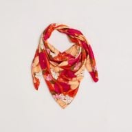Foulard carré satiné