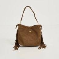 Sac porté épaule à franges