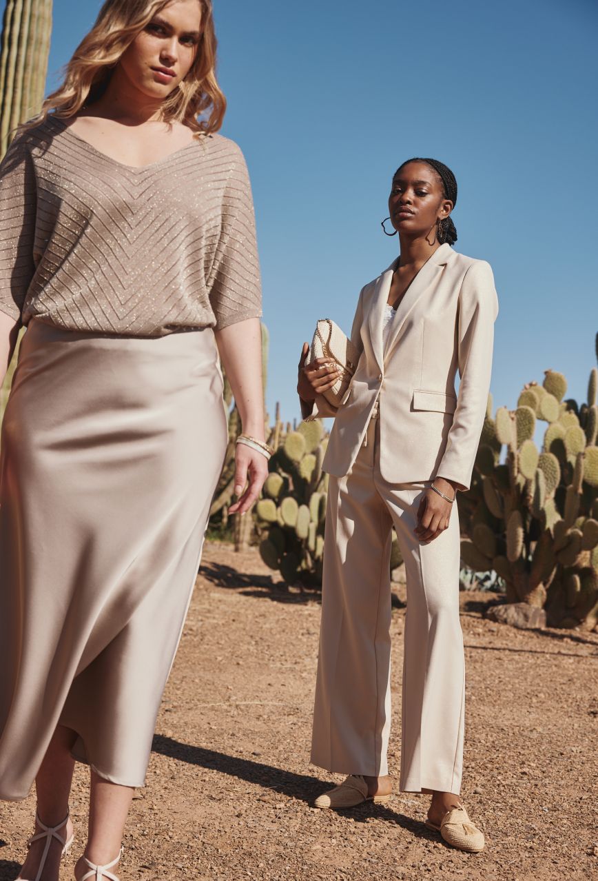 La veste Grain de Malice à 49,99€, la jupe Grain de Malice à 29,99€ et le pantalon Grain de Malice à 37,99€