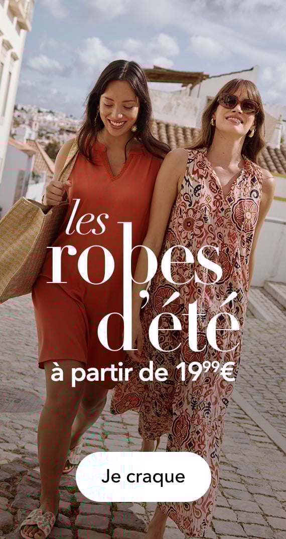 Les robes d'été à partir de 19,99€
