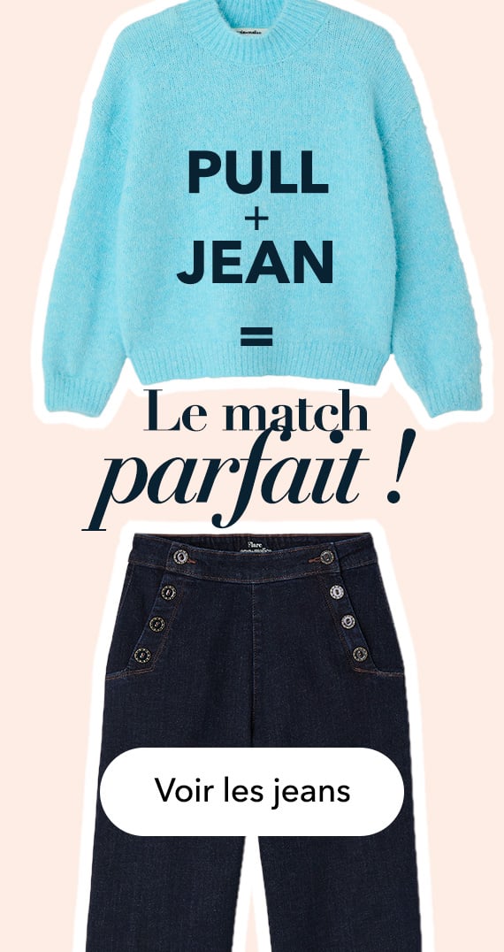 Pull + Jean = le match parfait