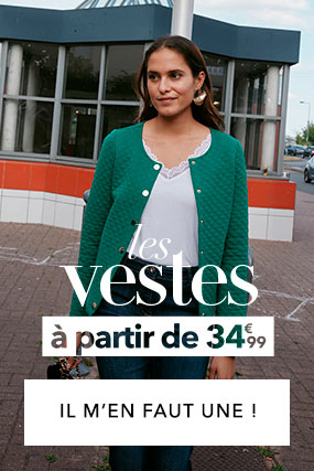 Les vestes à partir de 34€99