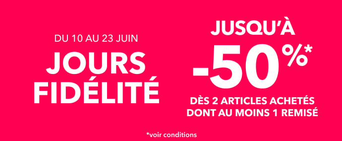 Voir les produits des Jours Fidélité