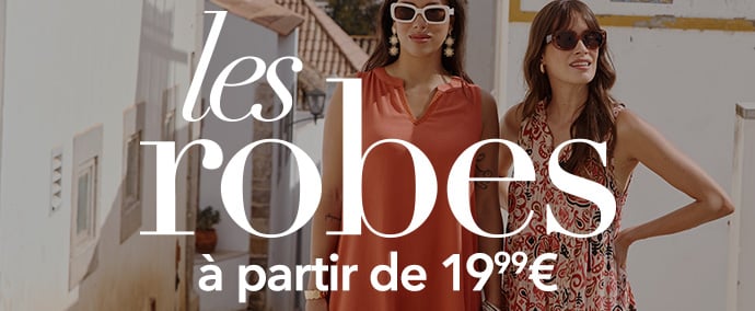 Les robes à partir de 19,99€