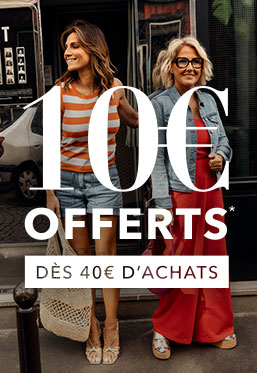 10€ offerts dès 40€ d'achat