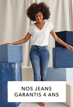 Nos jeans garantis 4 ans