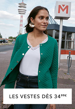 Les vestes dès 34,99€