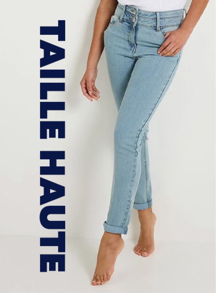 Jean taille haute Grain de Malice